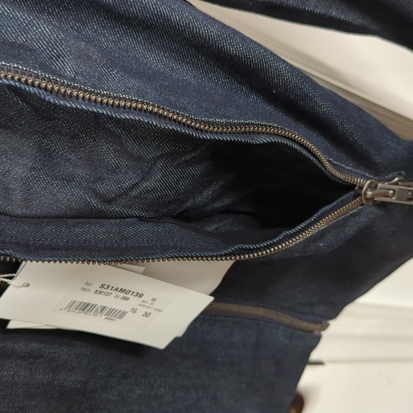 Maison Martin Margiela Limited Edition 5 Five Zip Denim Moto Biker Jacket 38 2 - Picture 15 of 16